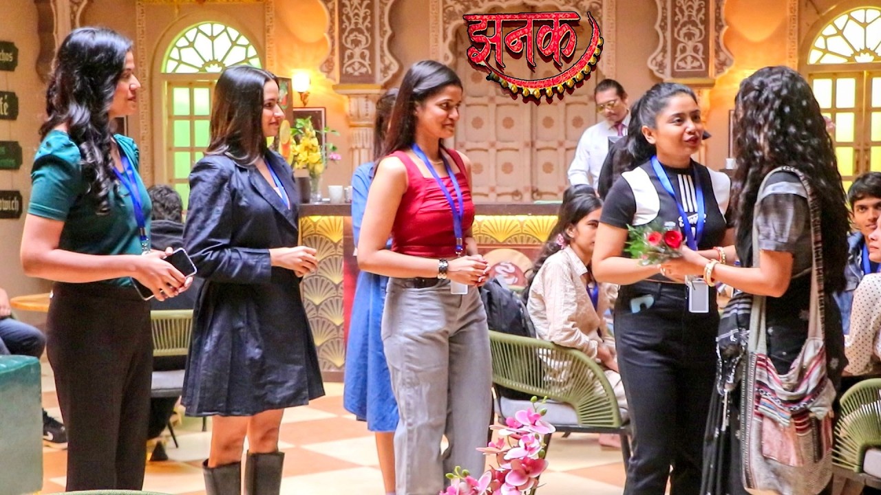 Jhanak | Jhanak की बहादुरी को मिला सलाम! दोस्तों ने दिया फूल! | On Location | VIRAL TV