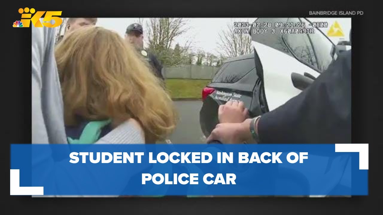 Bainbridge Island boy experiencing anxiety episode at school was locked in back of police car