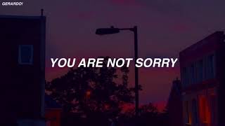 Taylor Swift - You Are Not Sorry (Sub Español)