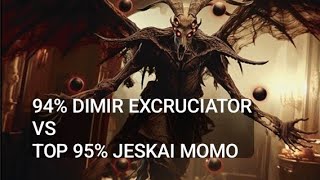 Top 94% Dimir Excruciator vs Top 95% Jeskai Momo | Standard | Mythic Rank | MTG Arena