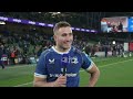 "I'm always delighted to get over." - Jordan Larmour after Munster win