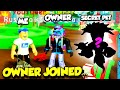 So The OWNER Of Pancake Simulator Joined My Game To Give Me A SECRET PET... (Roblox)