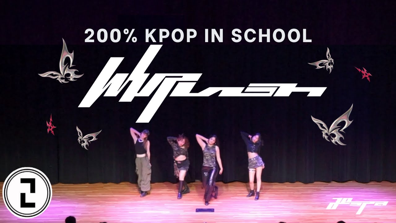 KPOP IN SCHOOL | WHIPLASH - aespa (에스파) | 200% LIVE ON STAGE ‘25 Showcase Dance Cover