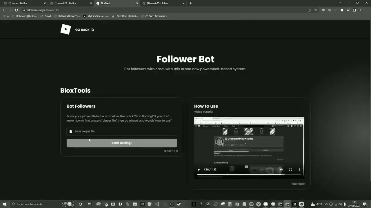 NEW Roblox Follower BOTTING Method V2 EASY AND FAST YouTube 