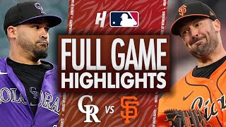 Colorado Rockies vs San Francisco Giants - FULL GAME HIGHLIGHTS | May 2, 2025 MLB Season