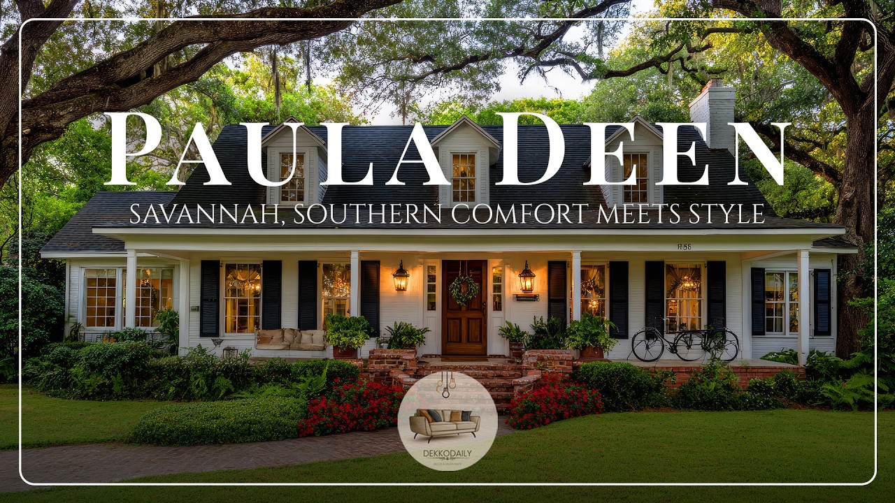 Southern Style Home Tour in Savannah | Paula Deen–Inspired Comfort & Elegant Country Living