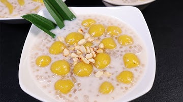 Cách làm Chè Chuối Kiểu Mới - Món Chè Ngọt Thanh Dẻo Dẻo, Dai Dai