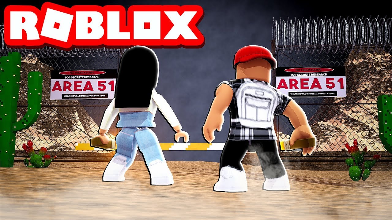 WE RAIDED AREA 51 IN ROBLOX! - YouTube