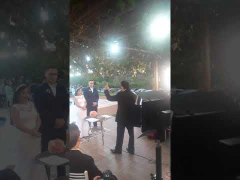 Celebrante de Casamento - de Ruan e Natália na Chácara Portal das Flores. Natalio   43 9 9124 4453