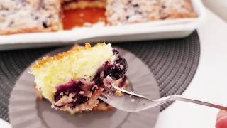 Moosbeerkuchen mit Zimtstreusel/ ENG SUB