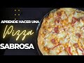🔴 Como HACER PIZZA Italiana, RECETA caseras RAPIDO 1 HORA muy fácil