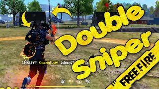 Free Fire 💪 Double Sniper GamePlay | AWM+VSK94 | 18 Kills Bluestacks 5