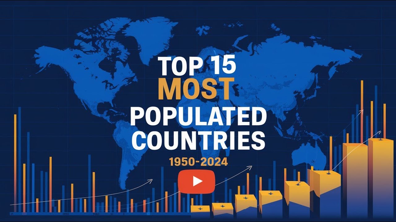 Global Population Shifts: Top 15 Countries (1950-2024) in Motion - YouTube