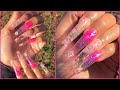 MAKARTT Rose Foil Polygel Glitter Glass LV Nails! 123 Go! ENail Couture, Do They BEND??