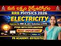 RRB Physics 2026 | Electric Current PYQs | All Railway Exams | Most Important Questions | PR ACADEMY