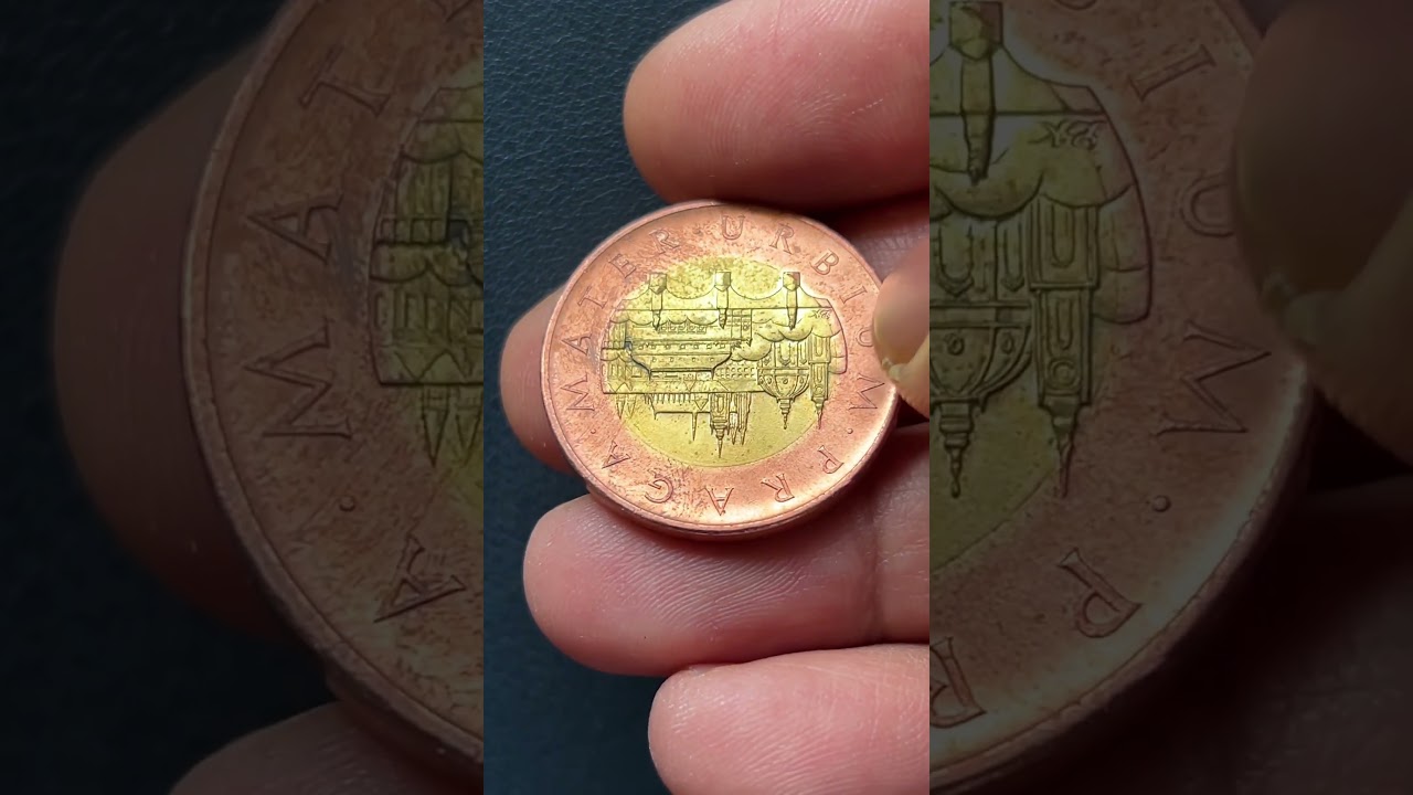 Czech koruna (CZK) coin 