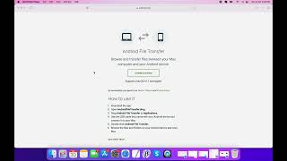 How to Install Android File Transfer in Mac