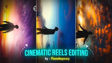 Instagram trending CINEMATIC reels Tutorial | Sky Replacement | Flameboycrazy video editing