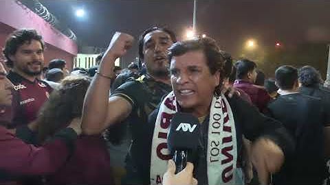 LA REACCIÓN DE LOS HINCHAS CREMAS LUEGO DEL EMPATE 1-1 DE UNIVERSITARIO ANTE JUNIOR