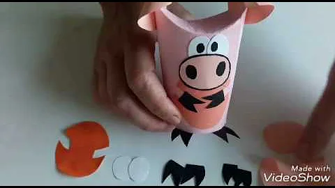 Como fazer o Rabicó com rolo de papel higiênico?