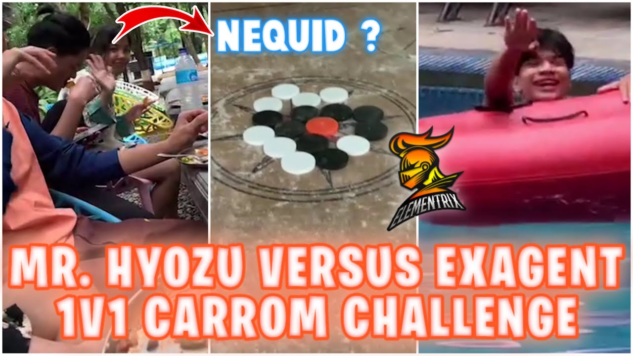 Mr. Hyozu VERSUS ExAgent CARROM CHALLENGE 😂 || ExLiquid BIRTHDAY SPECIAL LIVE ❤️ - GAURABYT ||