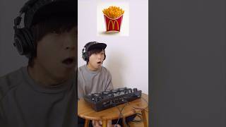 口だけでマクドナルドのポテト揚げてみた #macdonald #beatbox