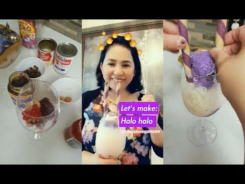 Como fazer Filipino halo do halo
