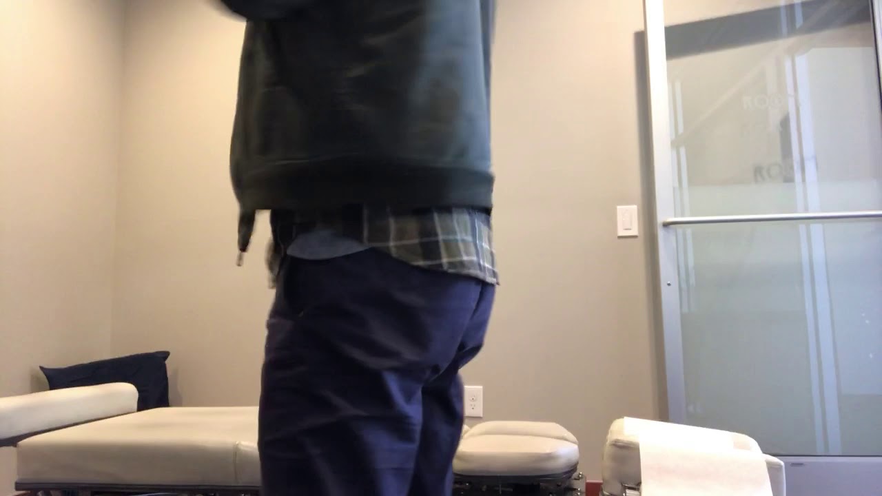 Dr. Huang gets treated by Thompson Technique from Dr. Bones in Cordelane Idaho.