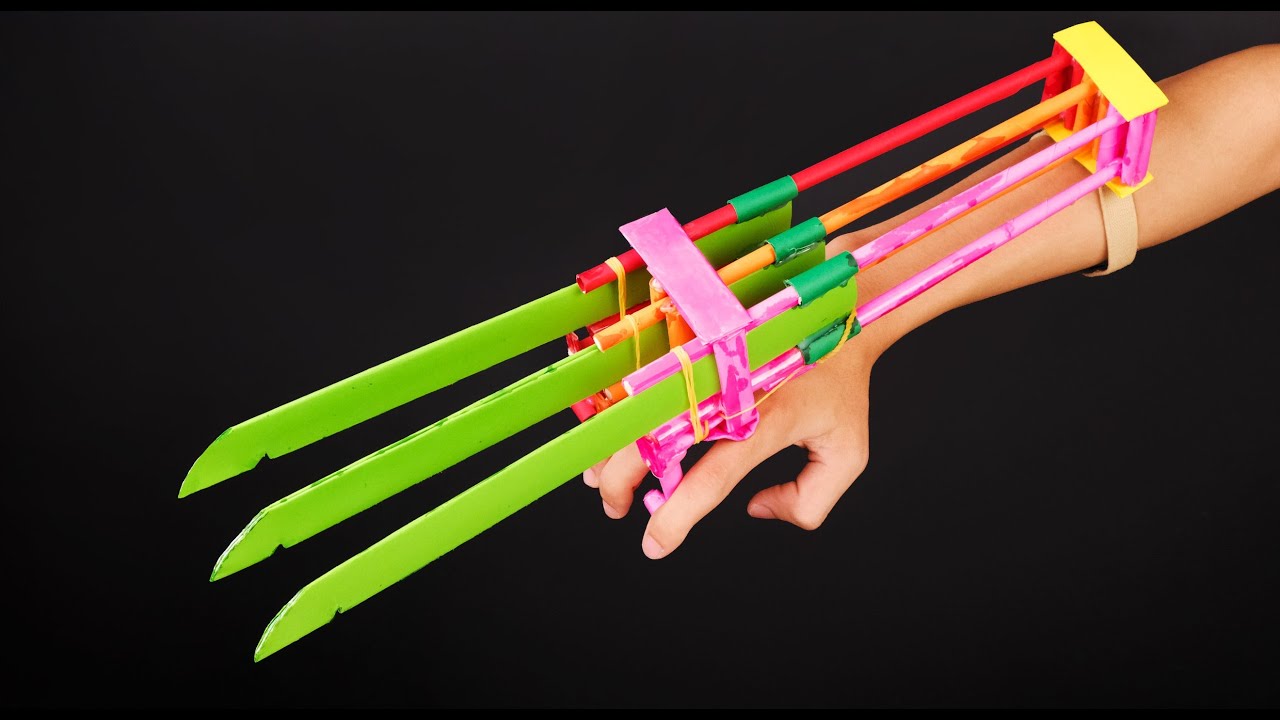 DIY X-Men Wolverine Claws Automatic From Paper || Easy Toy DIY Ideas