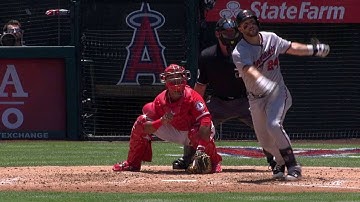 MIN@LAA: Plouffe hammers three-run shot to left field