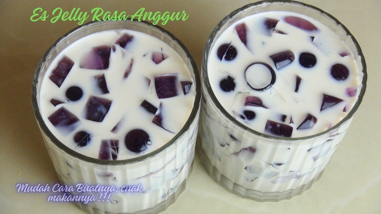 Es Jelly Rasa Anggur - YouTube