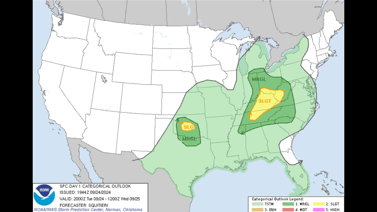 The HISTORIC September 24th 2024 Ohio Valley Surprise HUGE Tornado Event As It Happened…