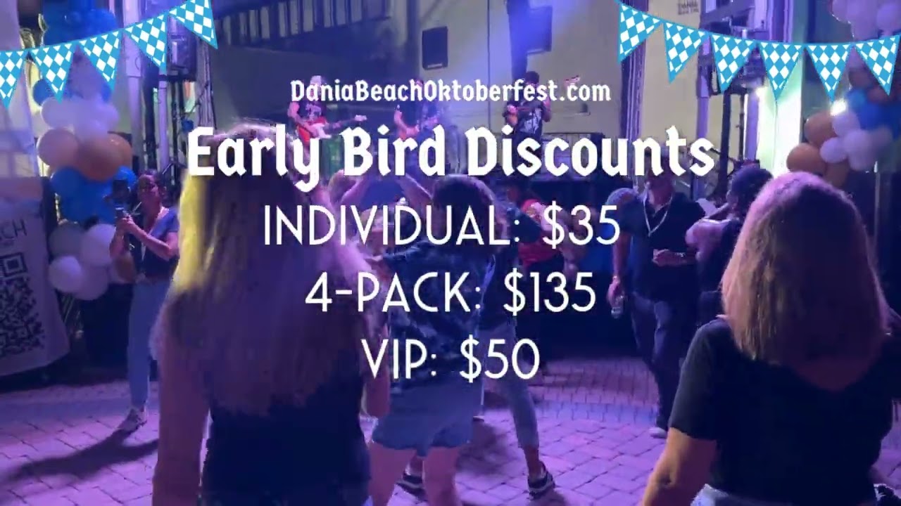 Dania After Dark Oktoberfest 2024 Early Bird Tickets