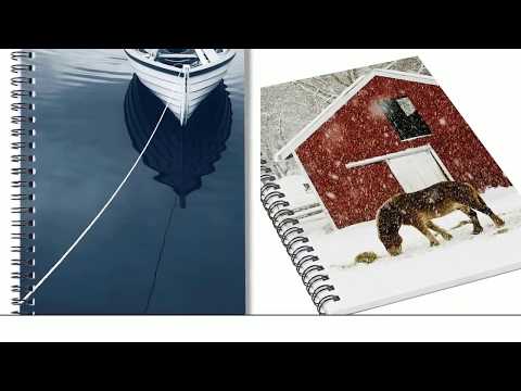 New! Spiral Notebooks featuring the fine art photography of Edward Fielding