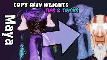 Copy Skin Weights in Maya: Multiple Outfits for the Same Character