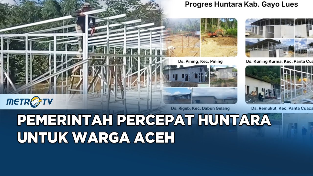 Aceh Masuki Fase Pemulihan, Pemerintah Percepat Huntara untuk Warga Terdampak
