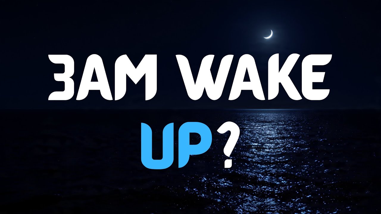 Dark Ocean Waves for 3AM Wake-Ups 🌊 Black Screen | Fall Back Asleep Fast | No Music
