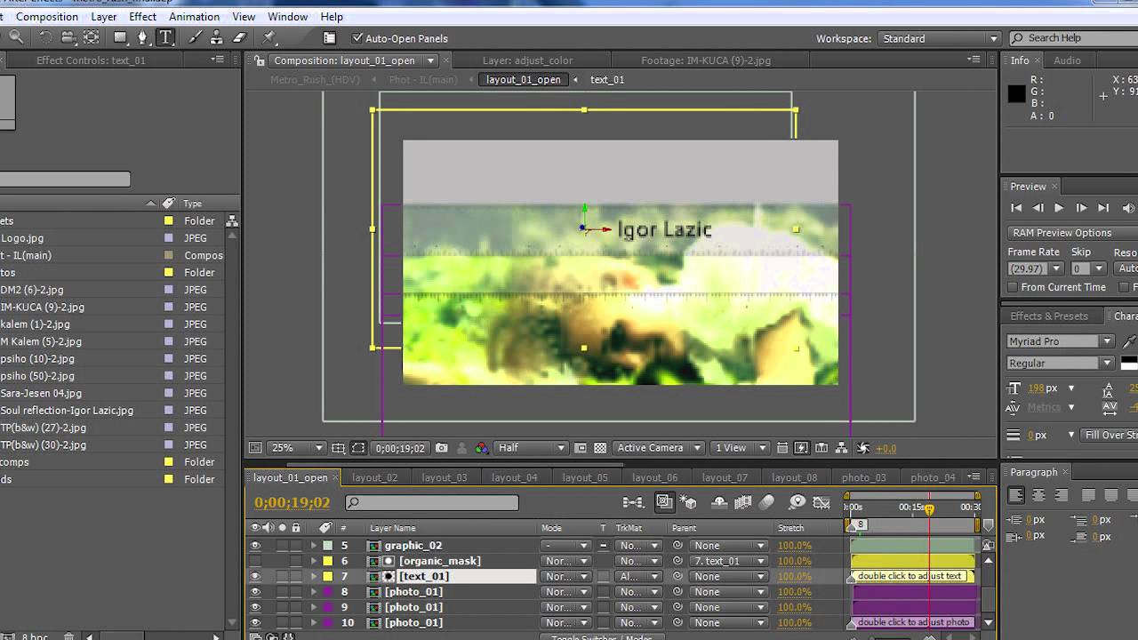 Post-production: Photo Slideshow In After Effects - YouTube
