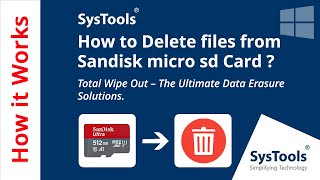 How to Delete Files from SanDisk Micro SD Card | Wipe SanDisk Memory Card Windows 10/11 | SysTools screenshot 4