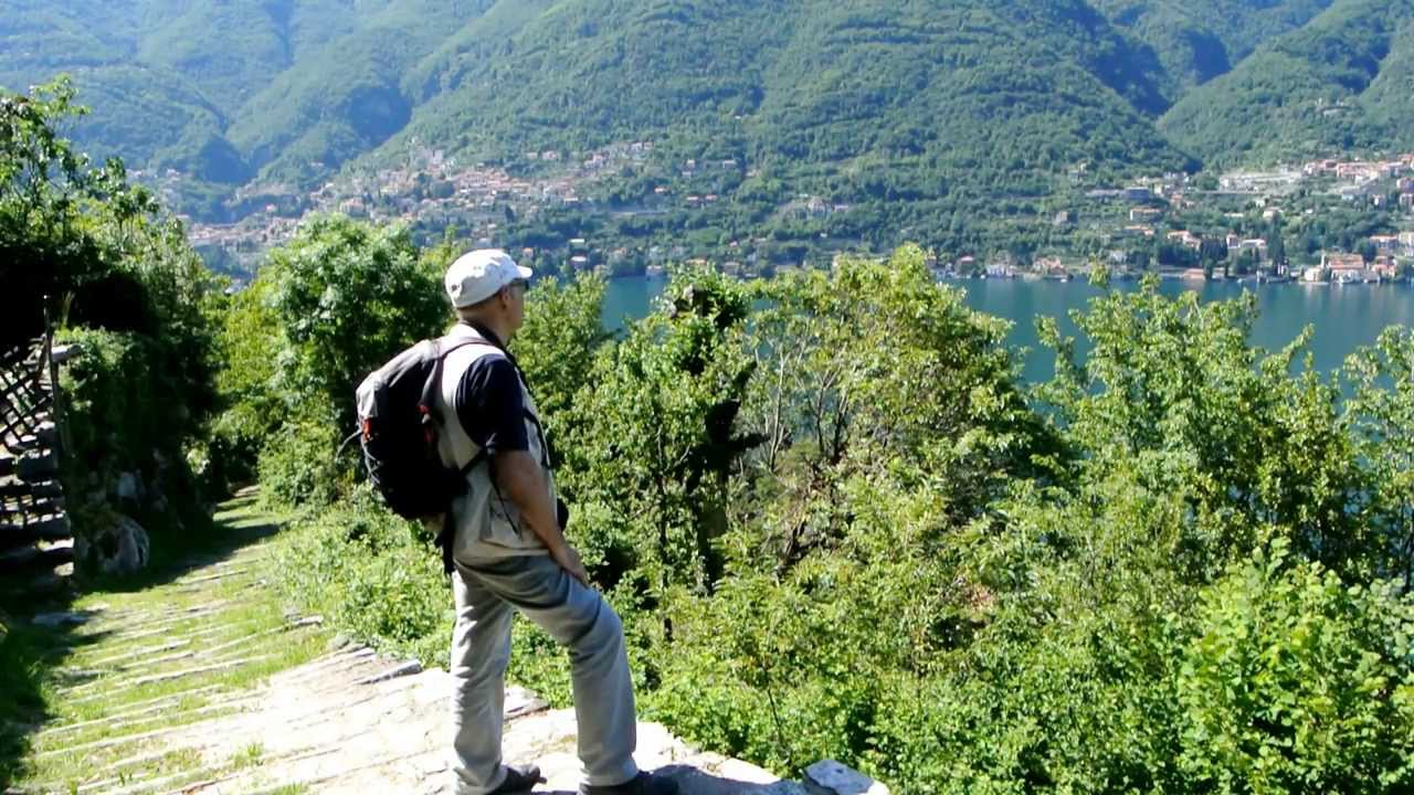Da Brunate a Torno lungo la Strada Regia
