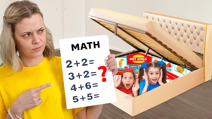 Eva and Friends built secret rooms to play hide and seek