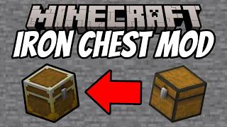Minecraft: Iron Chest Mod | Upgrade Slots!! | Mod Showcase 1.21.1