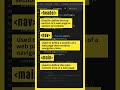 Semantic Elements in HTML5 | EducateKaro.com #shorts