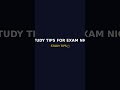 5 study tips for exam night #shorts