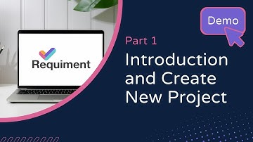 Demo Video 1. Introduction and Create New Project