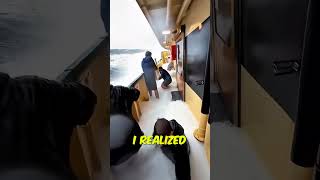 Insane capsize ship caught on board on camera