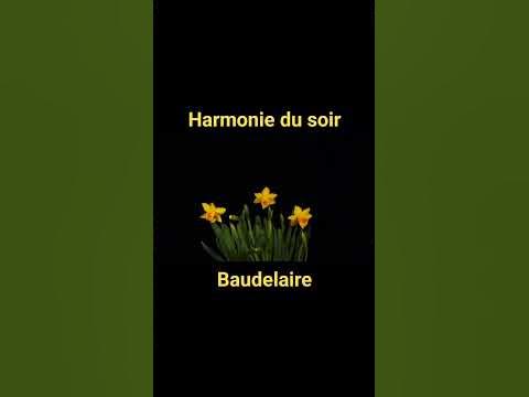 Harmonie du soir / Baudelaire - YouTube