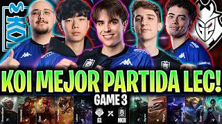 KOI EN LA MEJOR PARTIDA DE LA LEC! 😱MYRWN MORDEKAISER!🔥 | KOI vs G2 Game 3 LEC VERANO 2026 IBAI