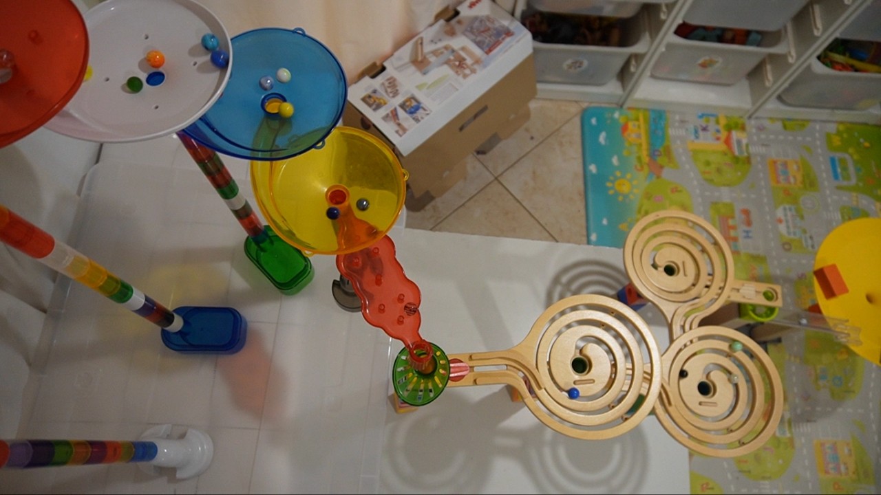 Fantastic Funnels ASMR Marble Run! 11 Funnels Sensory Bliss (Marble Genius + HABA + Hape)