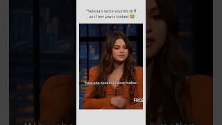 Selena’s Voice Sounds Stiff, Like Her Jaw Is Locked 😭🎤#SelenaGomez #Selena #SelenaFans